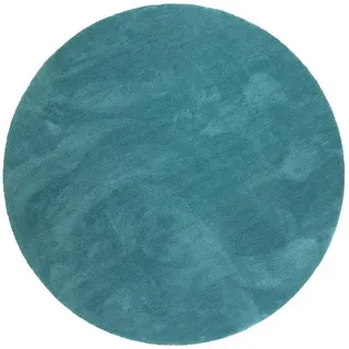 Esprit Hochflorteppich , Grün , Textil , Uni , rund , Textiles Vertrauen - Oeko-Tex® , für Fußbodenheizung geeignet, in verschiedenen Größen erhältlich, Fasern thermofixiert (heatset), pflegeleicht , Teppiche und Böden, Teppiche, Runde Teppiche