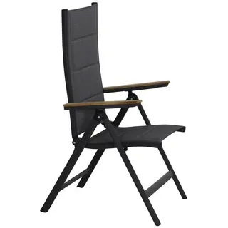 Siena Garden Klappsessel Tesoro 68 x 59 x 110 cm Matt-Anthrazit