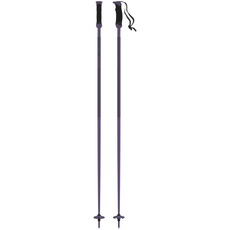 ATOMIC AMT SQS W Skistöcke - Dark Purple - Länge 125 cm - Zuverlässiger 4* Aluminium Skistock - Ergonomischem Griff am Stock - Safety Quick Release System - Stöcke mit 60mm-Pistenteller
