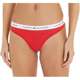 Tommy Hilfiger Thong Stringtangas Damen, Rot (Primary Red), L