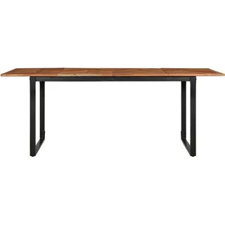 vidaXL Esstisch 200x100x75 cm Massivholz Akazie - Braun