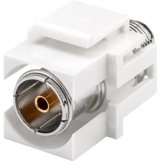 goobay Keystone Modul SAT/Antenne, bündige Montage (Antennenkabel), Antennenkabel