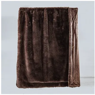 Star Home Textil Byron Kuscheldecke 150 x 200 cm Braun