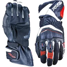 Five 830003 Racing-Handschuhe, RFX4 Evo, Sporthandschuhe, vielseitig, Straße und Piste, Schwarz, Weiß, Rot, XL