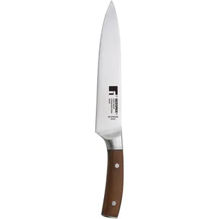 BERGNER Wolfsburg - 20 cm Kochmesser - Hergestellt in Edelstahl - Haya Holzholzgriff - geeignet für Geschirrspüler und Profis