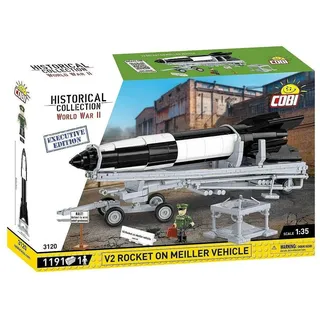 Cobi V2 Rakete auf Meiller-Fahrzeug 1210-tlg. 3120