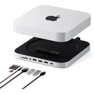 Satechi Stand & Hub For Mac Mini / Studio With NVMe SSD Enclosure