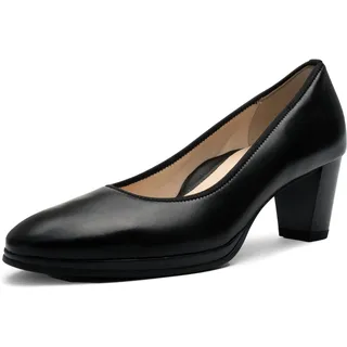 ARA Orly Plateau-Pumps Leder Schwarz 38,5