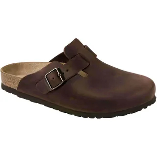 Birkenstock Boston Nubukleder schmal Braun 37