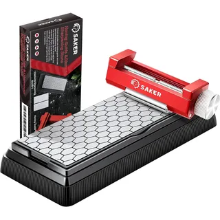 Saker Schleifhilfe Stechbeitel Mit Schleifsteine,Stemmeisen Schärfen,Schärfhalter,Rollschleifer für Schleifstein Messer Handwerkzeug Zubehör für Holzmeißel, Hobelmesser,1 Stück