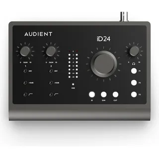 Audient iD24 (USB), Audio Interface, Grau, Schwarz