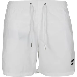 URBAN CLASSICS Block Swim Shorts (TB1026-00220-0037) white | Gr.: 4XL