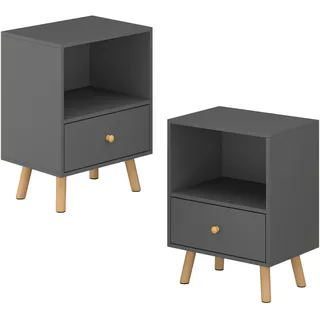 [en.casa] Beistelltisch-Set 2 Tlg. Sundsvall