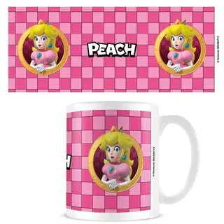 Pyramid - Super Mario Peach 3D Port - White - Becher
