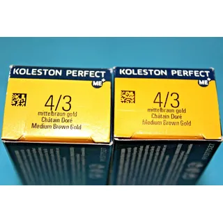 Koleston Perfect Me+ Rich Naturals 4/3 mittelbraun gold 60 ml