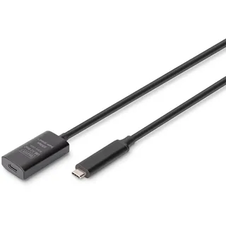 Digitus USB-C auf USB-C 5 m Schwarz