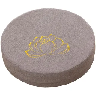 LOVIVER Yoga-Meditationskissen, bequemes Sitzkissen, japanische Tatami-Matte, Bodenkissen für Yoga, Schlafzimmer, Teezeremonie, Frauen, Geschenke, Grau 10cm