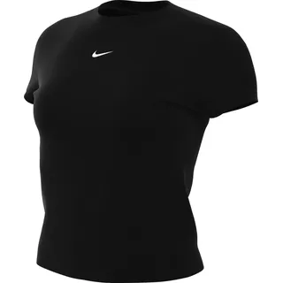 Nike Sportswear Geripptes Kurzarm-T-Shirt Mit Enger Passform Für Damen, Black, HV4994-010, 2XL