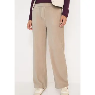 Cecil Cordhose Neele Wide Leg Silvery Beige L