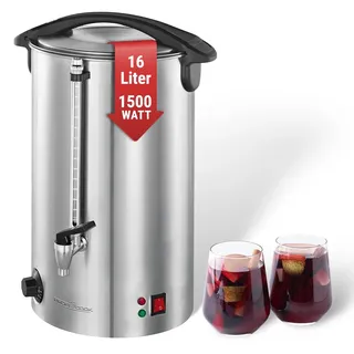 Proficook Heißgetränkeautomat 16 l Edelstahl