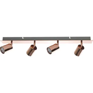 BELIANI Deckenleuchte Kupfer Metall 4-flammig verstallbar Industrie Look Moderne Wandleuchte - Kupfer