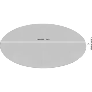 Runde Whirlpool Unterlegmatte - Bodenschutz 196 cm - EVA Schaum 1,2 cm Dick - Wasserdicht - Rutschfest - Isolierend - Für Innen Und Außen