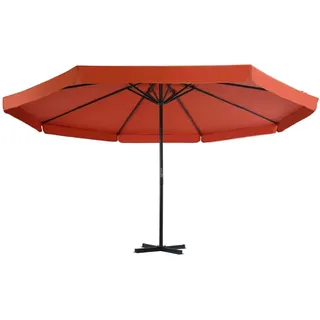 vidaXL Sonnenschirm Ø 500 cm Terrakotta-Rot