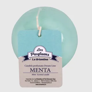 La Briantina Kugelkerze Dream Line, Durchmesser 8 cm, Wassergrün, Minzduft