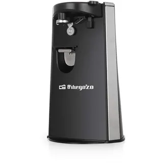 Orbegozo CU 6500 Elektrischer Dosenöffner inkl. Flaschenöffner und Messerschärfer, automatische Druckzündung, 60 Watt Leistung