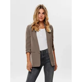 Only Kurzblazer ONLELLY 3/4 LIFE BLAZER TLR NOOS mit 3/4 Ärmel braun XS (34)