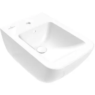 Wand-Bidet Villeroy & Boch Venticello, 1 Hahnloch, mit Überlauf, weiß - 44110001