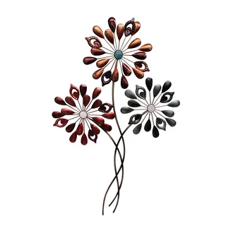 I.GE.A. Wanddekoobjekt »Blumen«, bunt