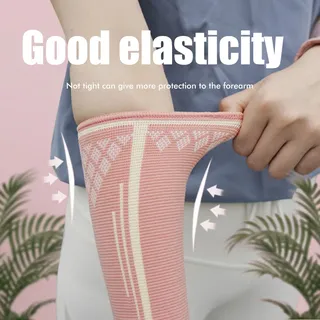 Volleyball-Armstulpen, Handgelenkbandage, Handgelenkstütze - Schwarz, Rosa