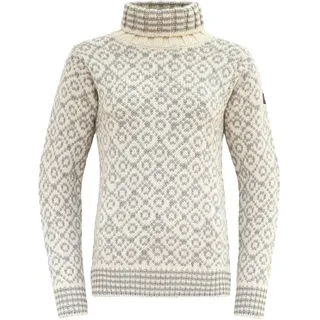 Devold of Norway Svalbard Wool High Neck Offwhite / Grey L