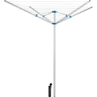 tectake® Wäschespinne aus Aluminium 150 x 150 x 196 cm