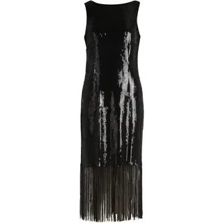 Abendkleid VERA MONT "Abendkleid mit U-Boot-Ausschnitt", Damen, Gr. 36, EURO, schwarz, Obermaterial: 95% Polyester PES. 5% Elasthan EL., Kleider Abendkleid