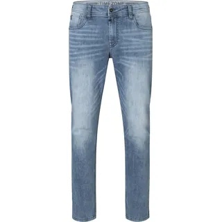 Timezone Jeans mit Stretch und ausgeprägter Waschung Größe: 34W / 30L - Blau