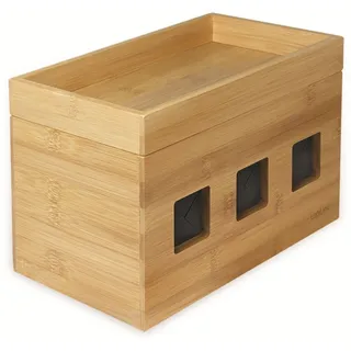Logilink Kabelbox 255 x 140 x 165 mm 1-tlg. bambus