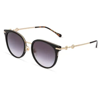 GUCCI Sonnenbrille GG1015SK 56 mm Oval Schwarz Grau Verlauf - Schwarz