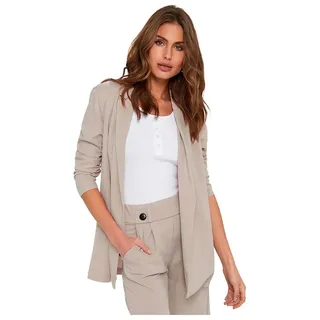 JDY Damen JDYGEGGO L/S JRS NOOS Lässiger Blazer, Chateau Gray, S