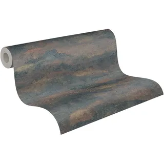 A.S. Création A.S. Creation Vliestapete, Abstrakt Landschaft 10,05 m x 0,53 m Schwarz, FSC®