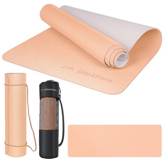 EliteAthlete Yogamatte - Sportmatte - Fitnessmatte - Yoga Matte & 183x61x0.6 cm 6 MM