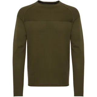 Blend Strickfleece-Pullover "Strickpullover BHAdriano", winter moss