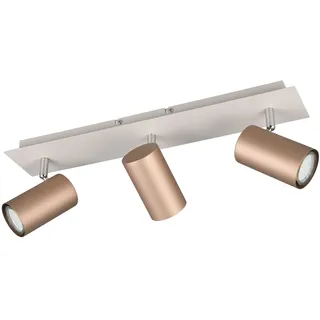 Trio Leuchten 3er Spot Marley GU10 coffee Metall