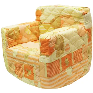 Poupy Kindersessel aus weicher und Abnehmbarer Baumwolle, waschbar und wiederverwendbar mit Bezug an der Unterseite