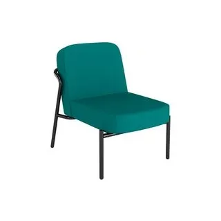 medso powered by PAPERFLOW Sessel MEDSO S Rund blau schwarz Kunststoff 58,0 x 74,3 x 73,6 cm, 1 St.