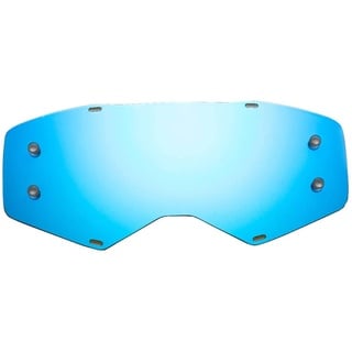 SeeCle 415150 blau getönte verspiegelte Ersatzgläser für Brille kompatibel mit Scott Prospect Maske