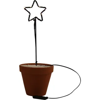 AM Design LED Stern 25 cm Warmweiß schwarz