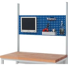 Rau Lochplatte für höhenverstellbare Arbeitsplatzsysteme Serie E, 4-Kant Systemlochung, B 1200 x T 40 x H 450 mm, bis 30 kg