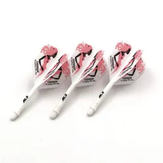 CUESOUL ROST Personalisierte integrierte Dartschäfte & Dart Flight, 3er-Set | Flexibel & langlebig fürs Training, integriertes Design, Klar und rein, Einzigartiges Muster, Exquisit, Farbenfroh, Geschenk